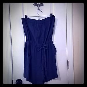 Club Monaco strapless silk romper - Size 6